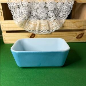 Light Blue Ceramic Rectangular Refrigerator Dish